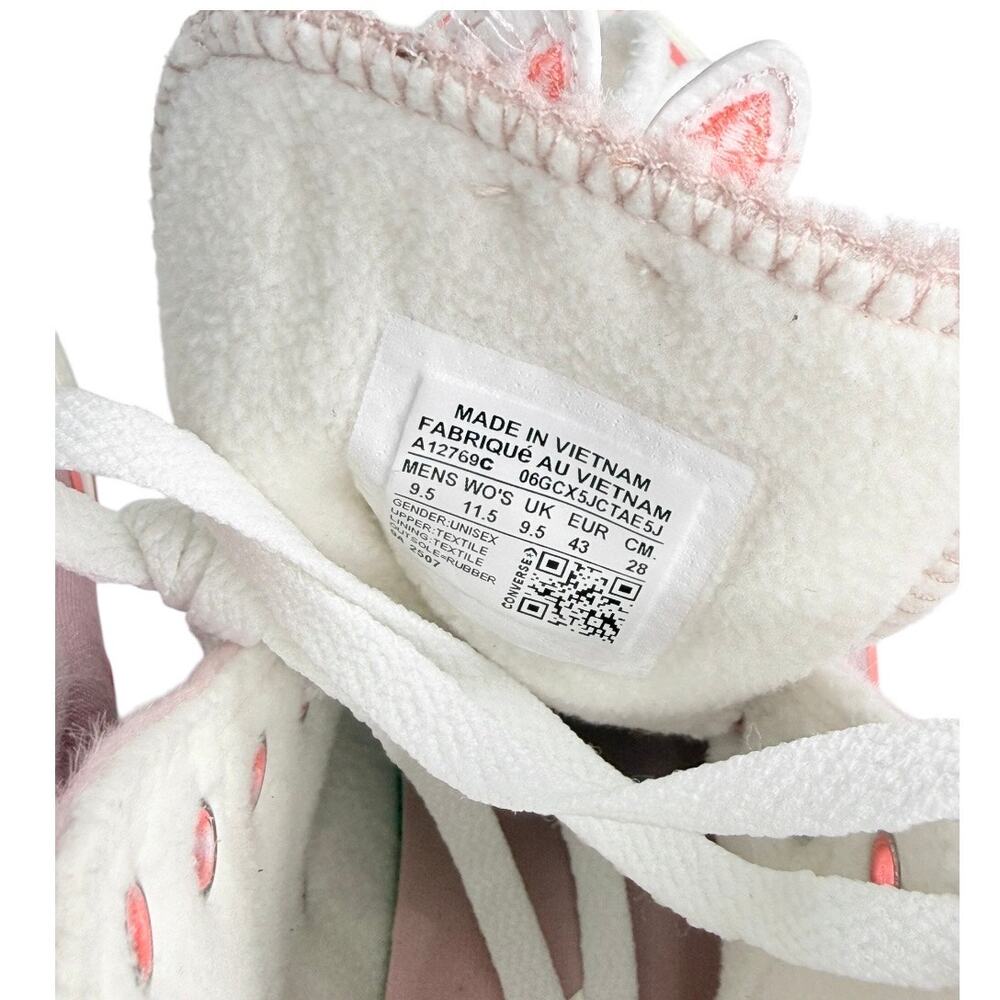 Converse Chuck Taylor All Star Rabbit Unisex Pink Shoes Womens 11.5, Mens 9.5 - Picture 7 of 13